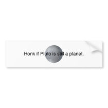 pluto bumper stickers
