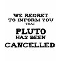 Pluto cancelled t-shirts