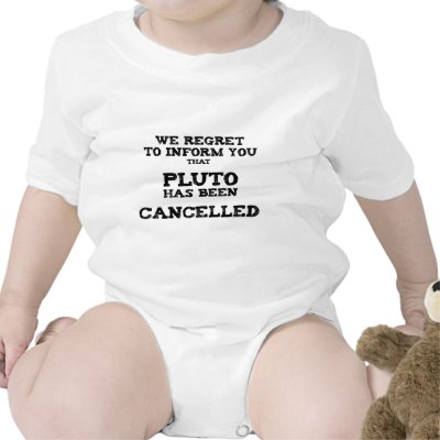Pluto cancelled tee shirts by 2GIOSdotCOM