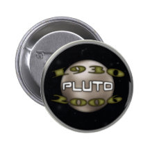 Pluto Commemorative 1930-2006 Pinback Button