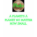 Pluto Funny T-Shirt by QuarterTip Pluto Funny T-Shirt