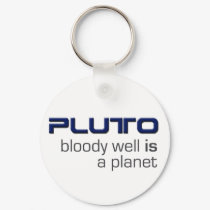 Pluto Is A Planet Keychain by alternateworlds Pluto Is A Planet Keychain