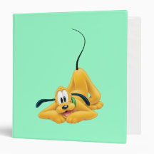 Pluto Laying Down 1 3 Ring Binders