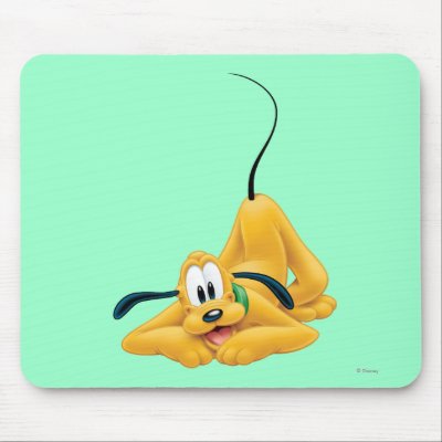 Pluto Laying Down 1 mousepads