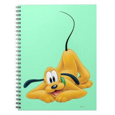 Pluto Laying Down 1 notebooks