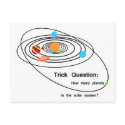 Pluto Planets Trick Question postcards