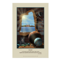 Pluto Print by lynettecook Pluto Print