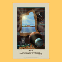 Pluto Print by lynettecook Pluto Print