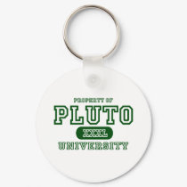 Pluto University keychains by universityshirts Pluto University keychains