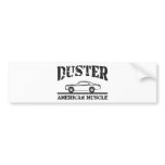 Plymouth Duster American Muscle Car Bumper Sticker