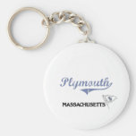 Plymouth Massachusetts City Classic Key Chain