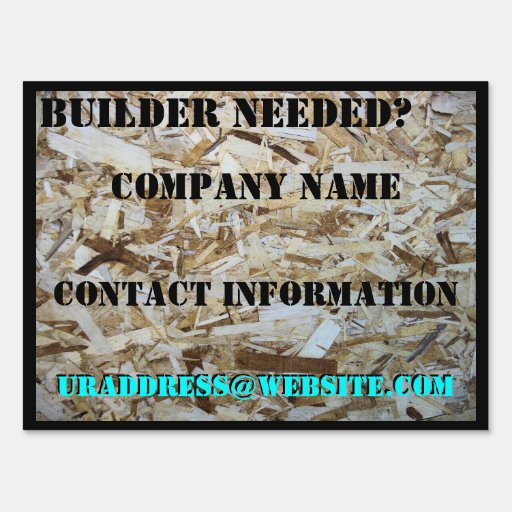 Plywood Yard Sign Zazzle