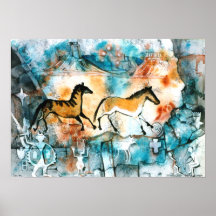PMACarlson  Cave Art Poster