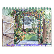 PMACarlson Garden Gate Calender 2011 Wall Calendar