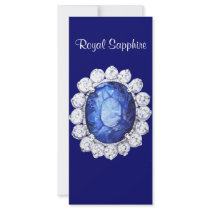 PMACarlson Royal Sapphire Bookmarker Rack Card