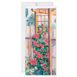 PMACarlson Tropicana Roses Bookmarker Rack Card Template