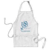 PMS Apron- Blue Logo by PMS_Clan PMS Apron- Blue Logo