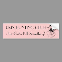 PMS HUNTING CLUB bumper stickers