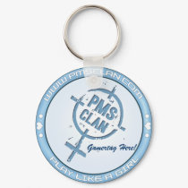 PMS Keychain- Blue Logo 2