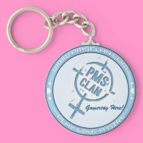 PMS Keychain- Blue Logo 2 keychains