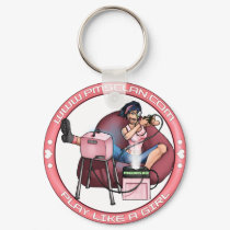PMS Keychain- Pandora's Box Pink 2