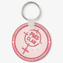 PMS Keychain- Pink Logo 2