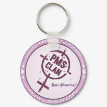 PMS Keychain- Purple Logo 2