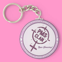 PMS Keychain- Purple Logo 2 keychains