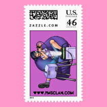 PMS Stamp- Pandora's Box Purple stamps