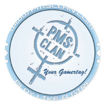PMS Sticker- Blue Logo 2