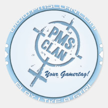 PMS Sticker- Blue Logo 2