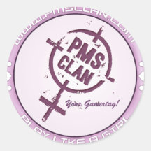 PMS Sticker- Purple Logo 2