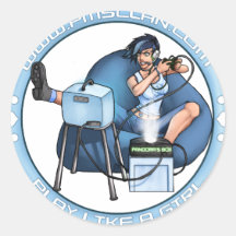 PMS Stickers- Pandora's Box Blue 2