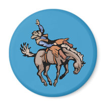 png_cowboys_4162007-108 Rodeo Cowboys Horses Refrigerator Magnet