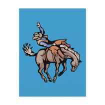 png_cowboys_4162007-108 Rodeo Cowboys Horses Post Card