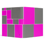 pnk-gry bg 3 ring binder