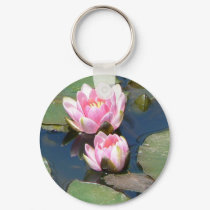 Pnk Water Lilies keychains