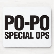Po-Po Special Ops Mouse Pad
