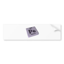 Po Polonium Bumper Stickers