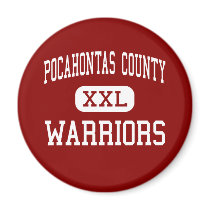 Pocahontas County - Warriors - High - Dunmore magnets by customteamsportswear Pocahontas County - Warriors - High - Dunmore magnets