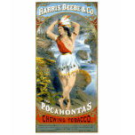 Pocahontas Native American Maiden Vintage Ad T Shirts