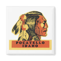 Pocatello, Idaho Fridge Magnet