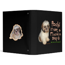 Pochi is not a Plastic Bag Binder by poronchi Pochi is not a Plastic Bag Binder