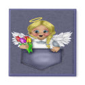 Pocket Angel Blonde magnets