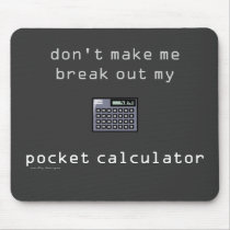 pocket calculator mousepad by Nerdly pocket calculator mousepad