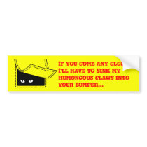 Pocket Cat Bumper Sticker bumper stickers