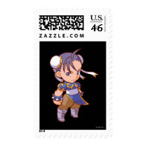 Pocket Fighter Chun-Li 2 Postage Stamp