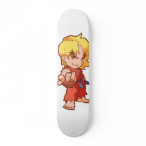 Pocket Fighter Ken 2 Skate Board