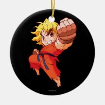 Pocket Fighter Ken Ornaments