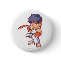 Pocket Fighter Ryu Pinback Buttons